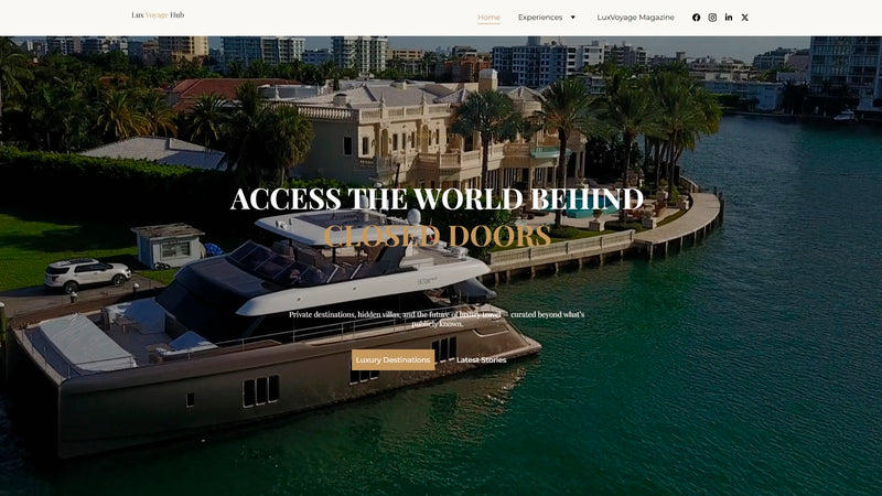 Lux Voyage Hub